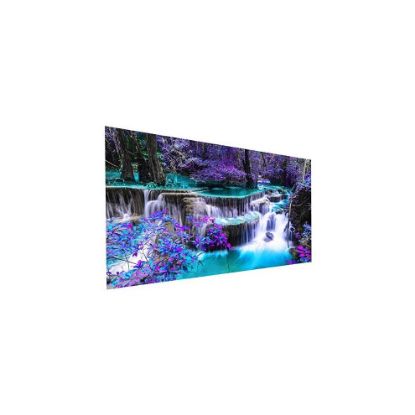 图片 YALKIN Compatible for Large Waterfall Diamond Dotz Art (35.5 x 15.7inch) DIY 5D Diamond Painting Kits for Adults Kids, Full Round Drill Embr