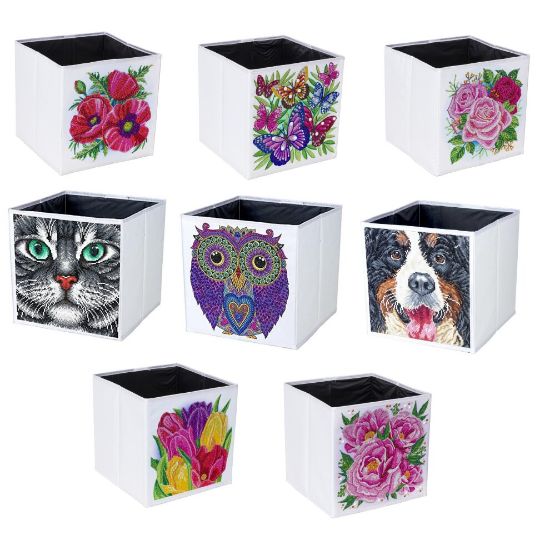 图片 5D Diamond Painting / Crystal Art Foldable Canvas Storage Box