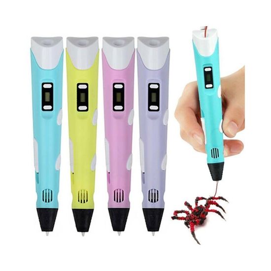 图片 Doodle Art 3D Printing Pen LCD Screen USB PLA Filaments Crafting Set Kids Gifts