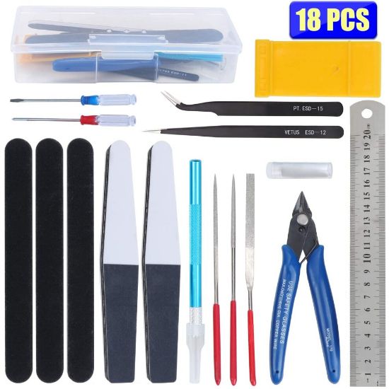 图片 Gundam Model Tools Kit, Model Basic Tools Craft Set Hobby Building