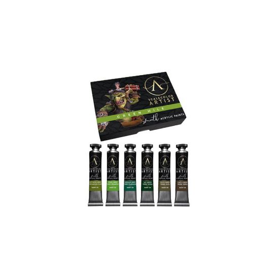 图片 Scale 75 Scalecolor Artist Paint Set (Green Mile)