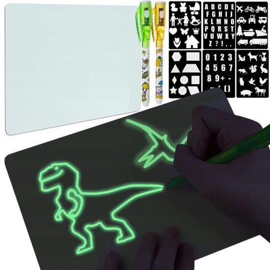 图片 Illuminated Drawing Board and Pens - LED