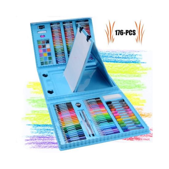 图片 Art Box for kids, 176 pieces - Blue