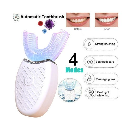 图片 360° Ultrasonic Automatic Electric Toothbrush U-Shaped Wireless Brush