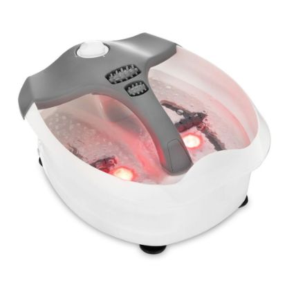 图片 LIVIVO Deluxe Foot Spa Heated Multi-Function Soak with Infrared Sanitising Light, Effervescent Bubbles and 3 Mode Settings