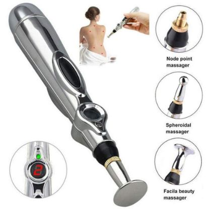 图片 Electronic Acupuncture Pen Electric Meridian Body Massager Pain Relief