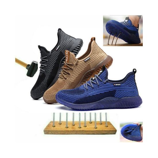 图片 Steel Toe Cap Safety Trainers Work Hiking Shoes