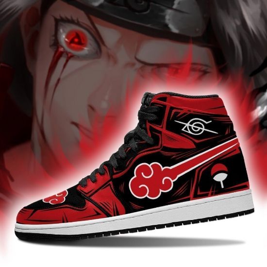 图片 Akatsuki Itachi Sneakers Symbol Naruto Anime Shoes