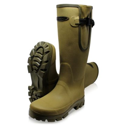 图片 Dirt Boot Unisex Neoprene Lined Gamekeeper Wellington Muck Field Gusset Boots Wellies