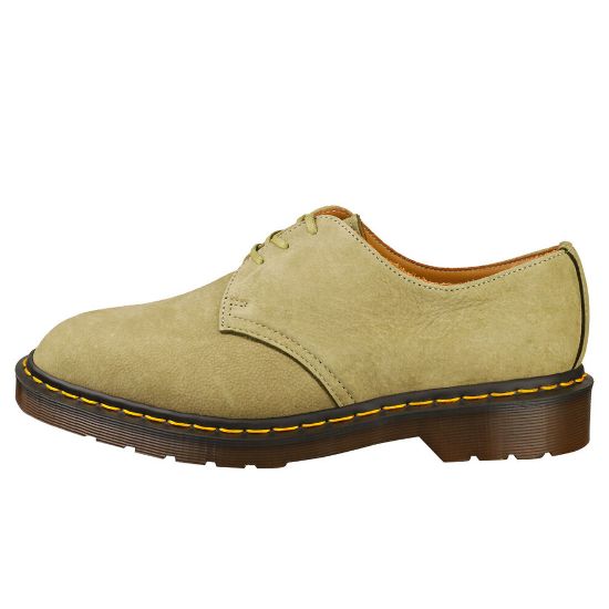 图片 Dr. Martens 1461 Made In England Mens Platform Shoes in Green - Size 12 UK