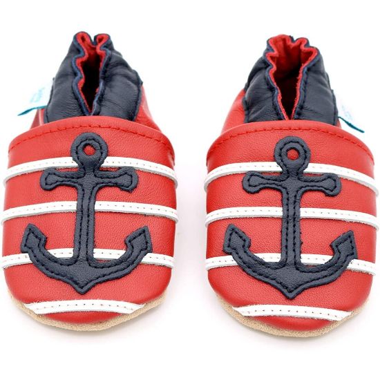 图片 Dotty Fish Baby Boy's First Walker Shoe