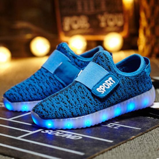 图片 New Sports Children Kids Boys Girls LED Light Up Luminous Sneakers Shoes