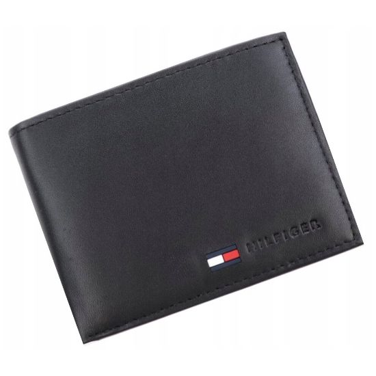 图片 Tommy Hilfiger Leather Billfold Wallet With Coin Pocket Men's Wallets