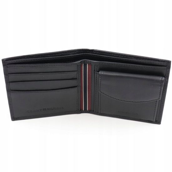 图片 Tommy Hilfiger Leather Billfold Wallet With Coin Pocket Men's Wallets