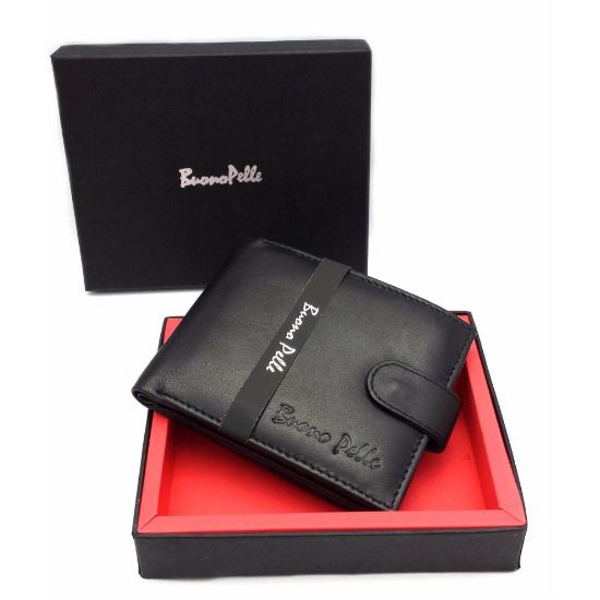 图片 Designer Mens Leather Wallet RFID SAFE Card Blocking ID Protection