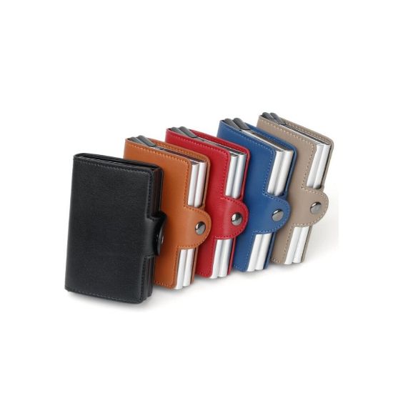 图片 Double Anti-Theft Wallet RFID-NFC Secure POP UP Card Holder