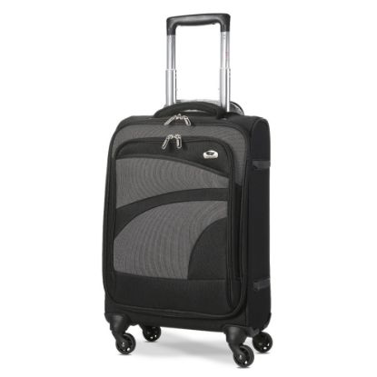 图片 Aerolite Super Lightweight Travel Carry On Cabin Hand Luggage Suitcase with 4 Wheels, Approved for Ryanair, Easyjet, British Airways, Virgin..